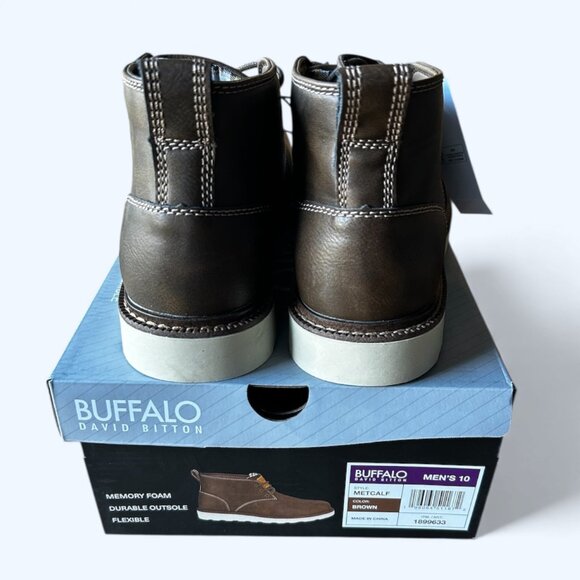 Buffalo by David Bitton Metcalf Men’s Casual Chukka Boot Brown Size 10 - Picture 4 of 7